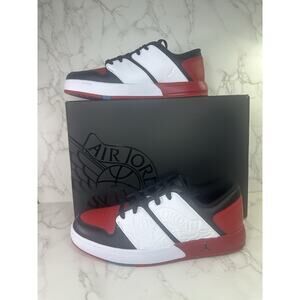 Nike Jordan Nu Retro 1 Low Patent Bred Mens Size 9.5 Basketball DV5141-601